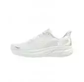 hoka femmes hommes  clifton 8 running chaussures all white